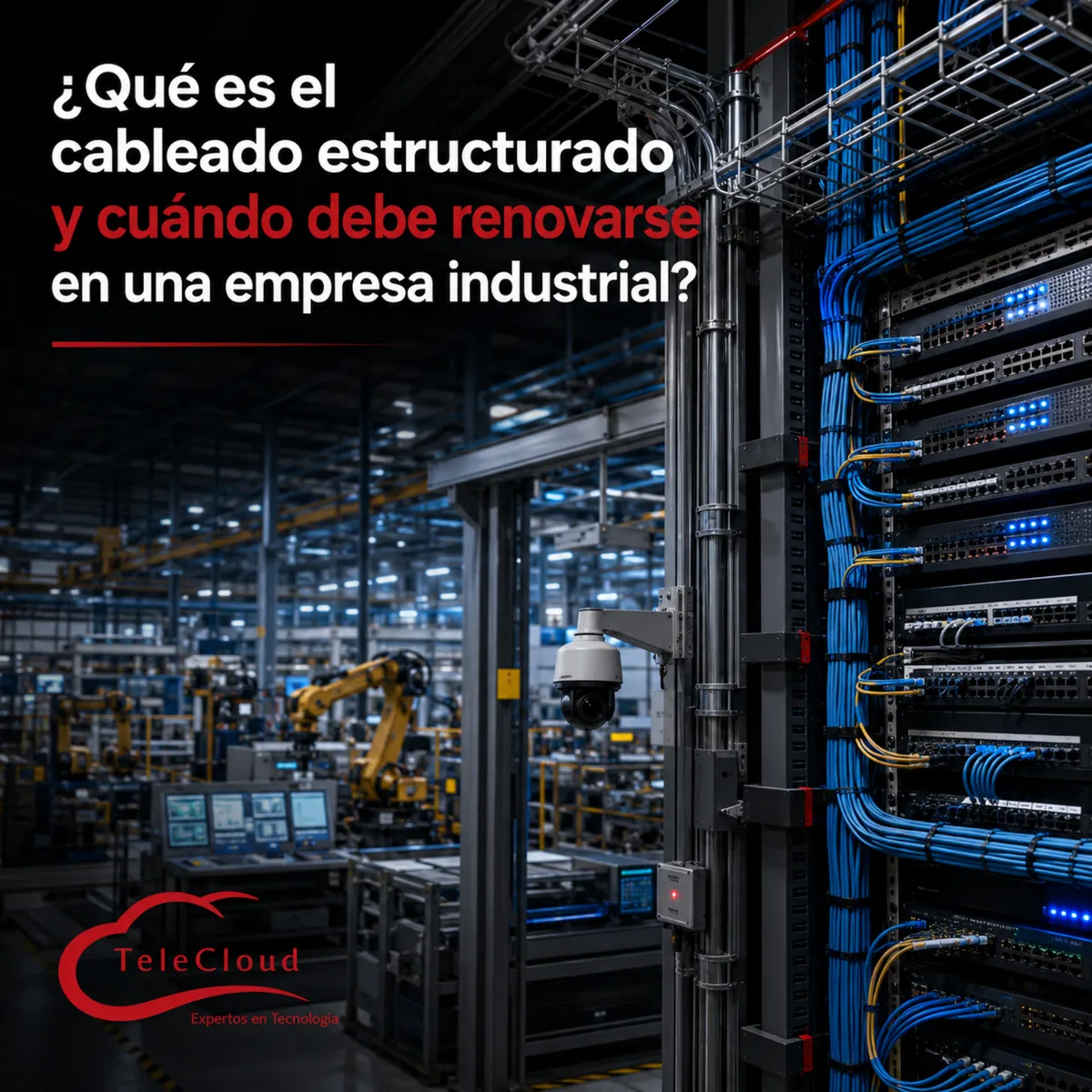 ¿Qué es el cableado estructurado y cuándo debe renovarse en una empresa industrial?