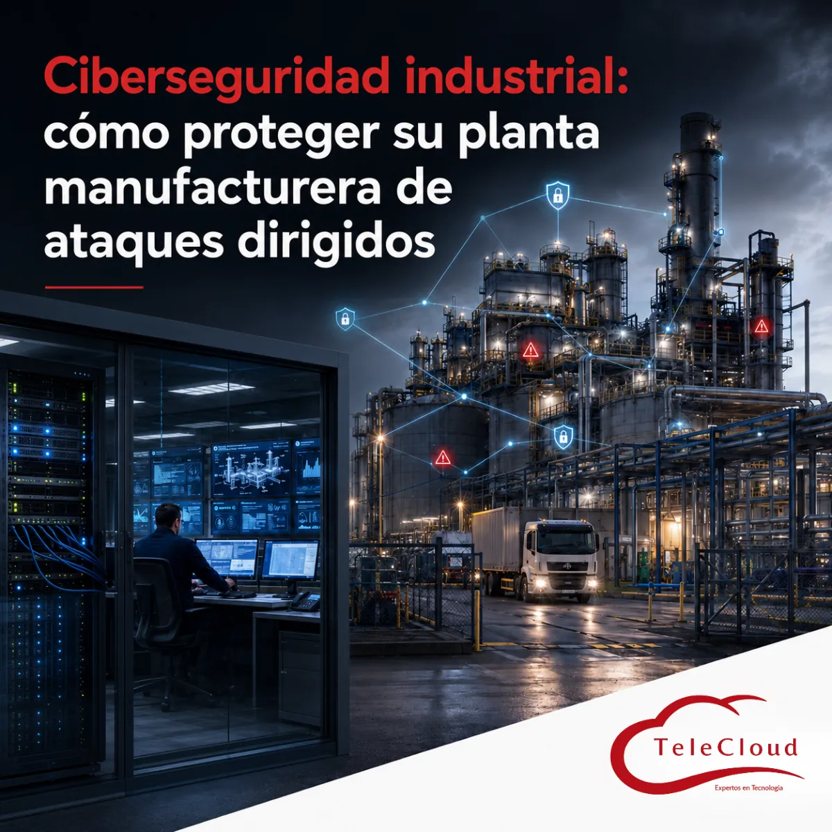 Ciberseguridad industrial: cómo proteger tu planta manufacturera de ataques dirigidos