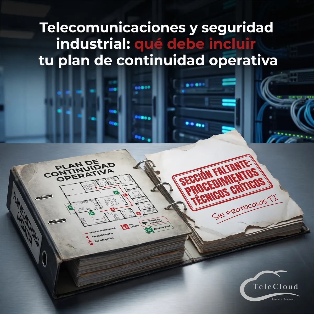 Telecomunicaciones y seguridad industrial: qué debe incluir tu plan de continuidad operativa