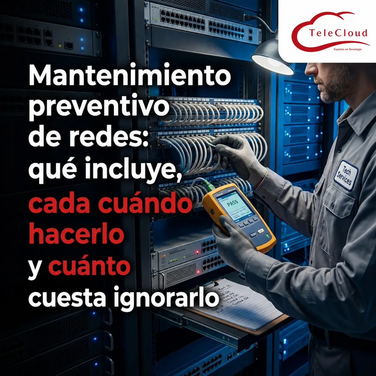 Mantenimiento preventivo de redes: qué incluye, cada cuándo hacerlo y cuánto cuesta ignorarlo