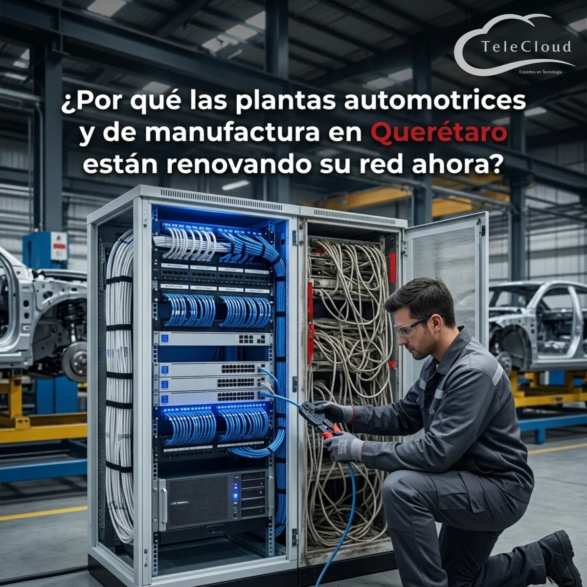 ¿Por qué las plantas automotrices y de manufactura en Querétaro están renovando su red ahora?