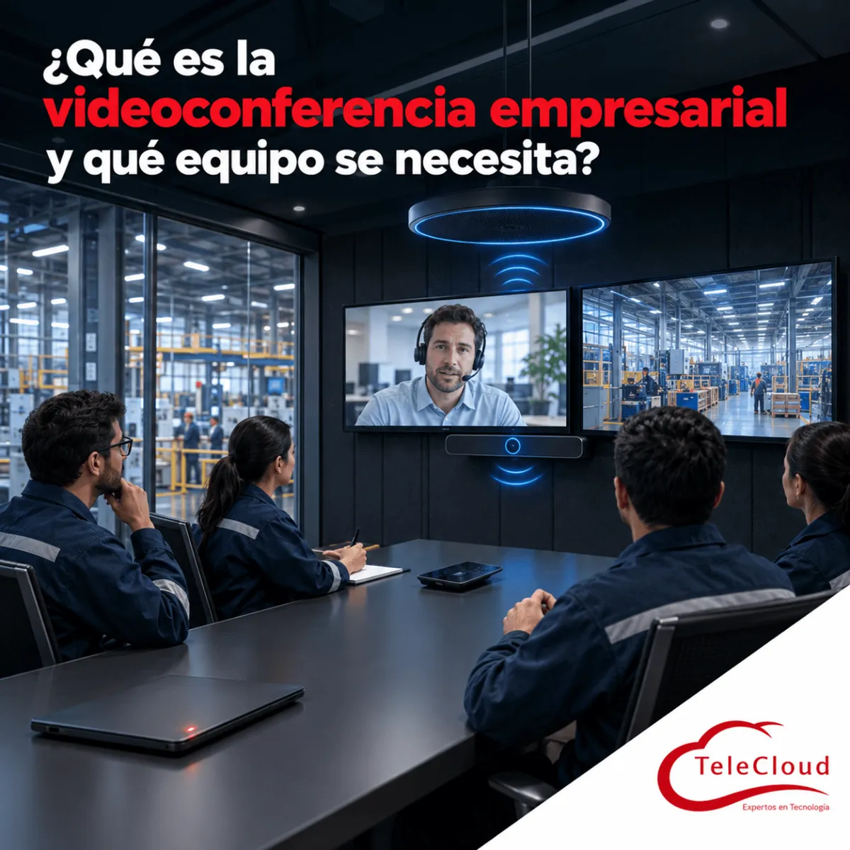 ¿Qué es la videoconferencia empresarial y qué equipo se necesita?