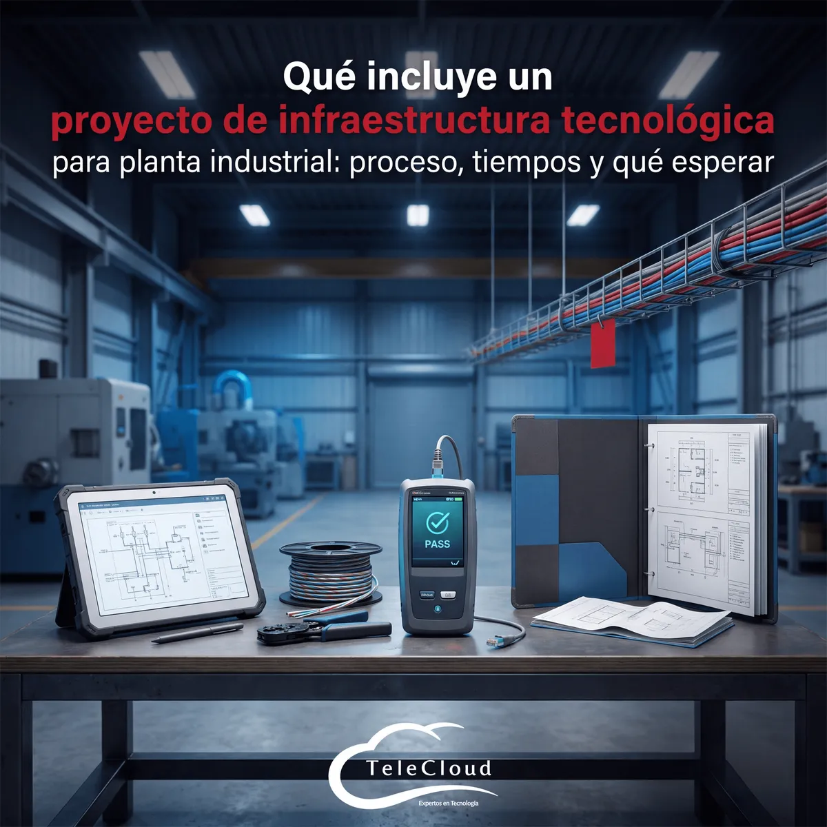 ¿Qué incluye un proyecto de infraestructura tecnológica para planta industrial: proceso, tiempos y qué esperar?