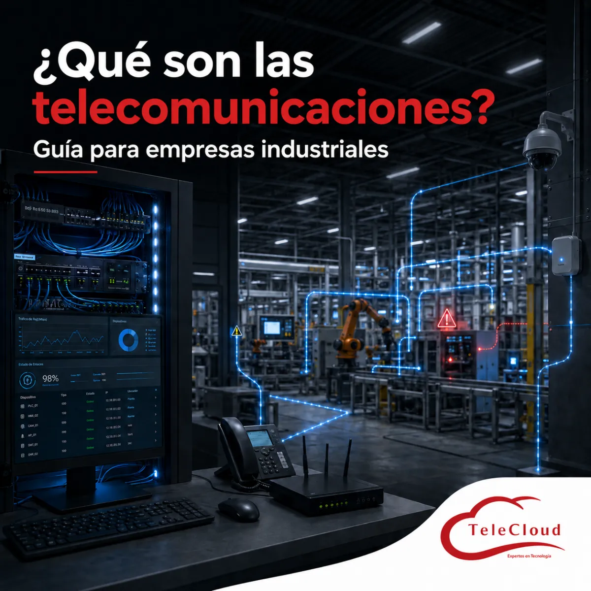 ¿Qué son las telecomunicaciones? Guía para empresas industriales