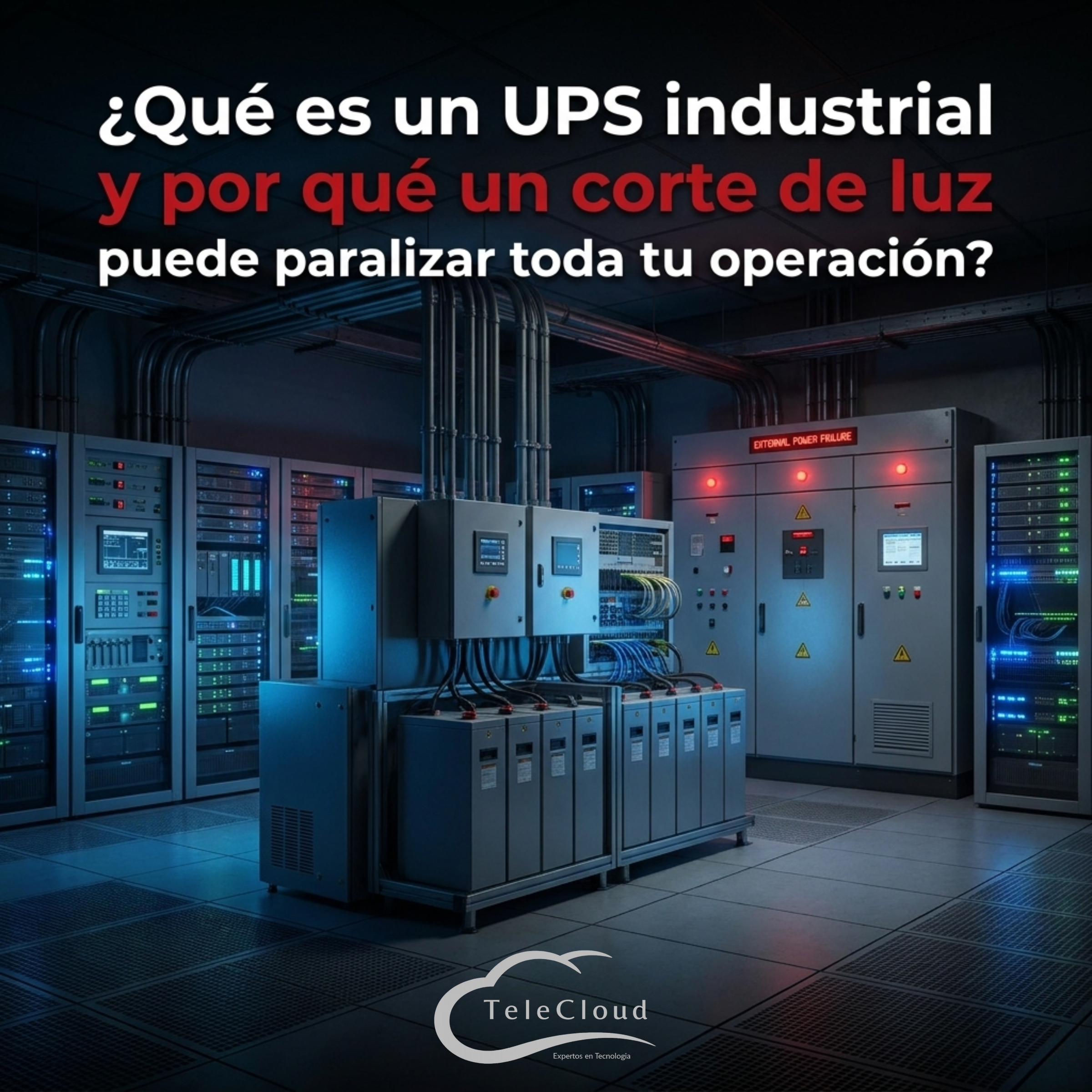 ¿Qué es un UPS industrial y por qué un corte de luz puede paralizar toda tu operación?